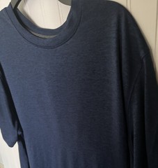 BCG Mens Size Classic Crew Neck T Shirt Dark Blue Lightweight Nice!