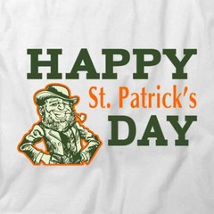 HAPPT ST. PATRICK’S DAY TShirt Tee Short-Sleeved Cotton CLOTHING S1WCA494