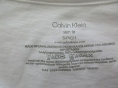Calvin Klein 2-Pack Crewneck Cotton Men T-Shirt S $32 U125.34