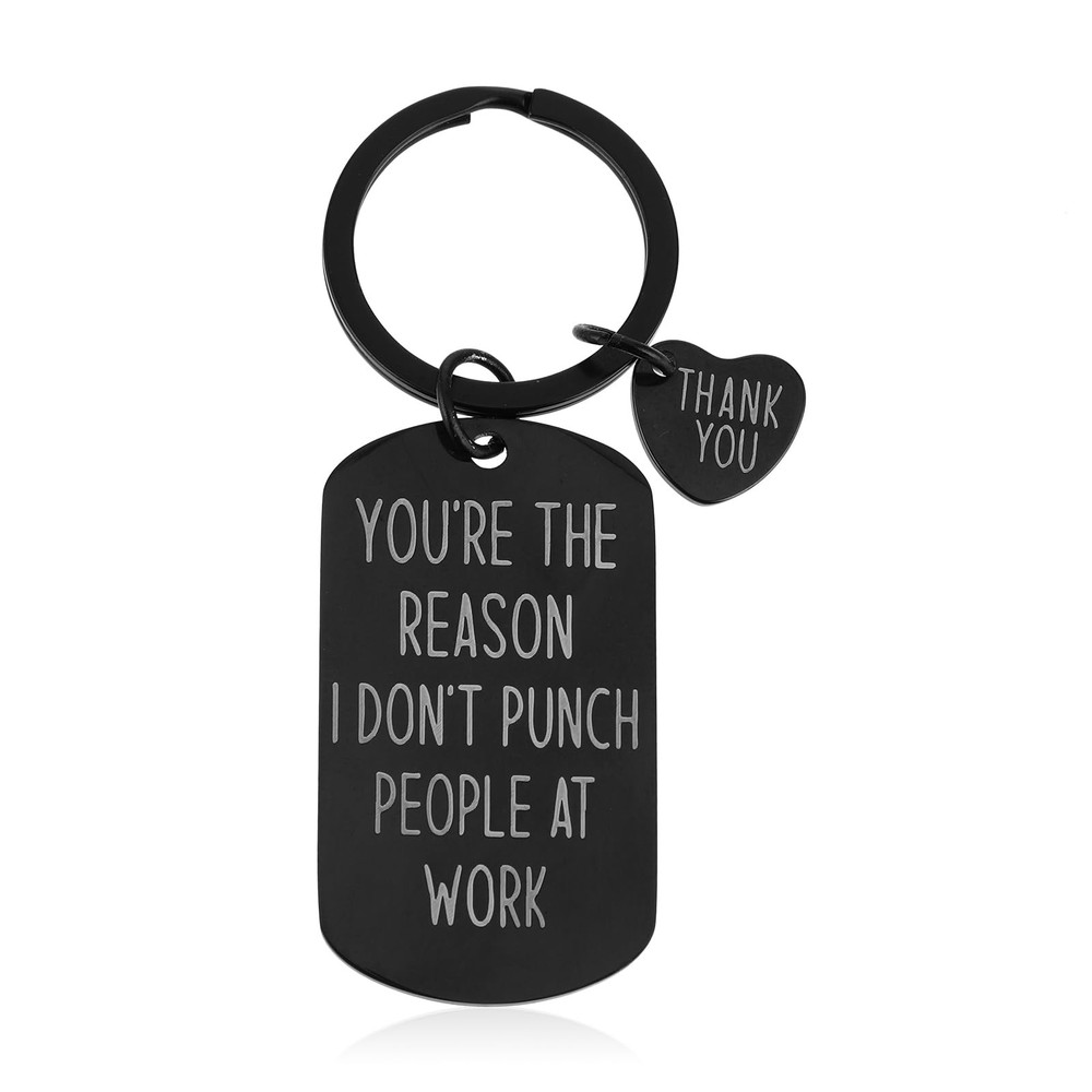 Funny Coworker Gifts Women Men Friendship Keychain Appreciation Bestie Sister