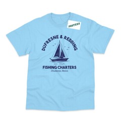 Dufresne & Redding Fishing Inspired by Shawshank Redemption Printed T-Shirt