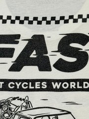 FASTHOUSE – Men’s Short Sleeve – L – LARGE – WHITE – FAST HOUSE F/H Fast Cycles