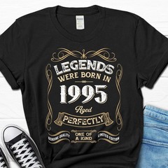 2025/30th Birthday T-Shirt For Men, Legends Were Born In 1995 Gift, 30 Years Old