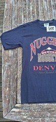 VTG NWT Nutmeg Lee Sports 1996 Denver Nuggets T-Shirt Large Basketball SEE PHOTO
