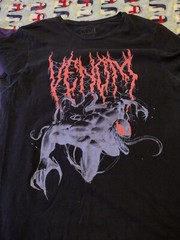 Lot Of 2 Large Marvel Venom X-Men Shirts. Used Very Good Condition Look At Pics