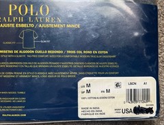 Polo Ralph Lauren Men’s Slim Fit Crew-Neck 3 Pack Undershirts T-Shirts – Size M