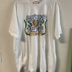 Supreme Crest T Shirt SS24 Size x Large White 100% Authentic