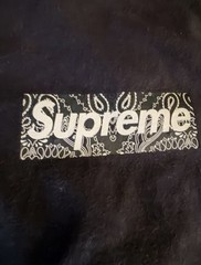 Supreme Black Bandanna Box Logo Tee FW19 (Size Small + Size Large)