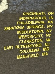 RARE Guns N Roses Banned Tour shirt “WAS HERE” small black vintage – GNR Rock