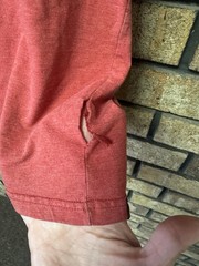 Vans Off The Wall Mens Red TShirt Shirt Small – Flaw W/ Ripped Seam As Pictured