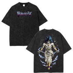 DBZ Vegeta Broly Anime Graphic Tee Fans And Lovers Streetwear Tshirt