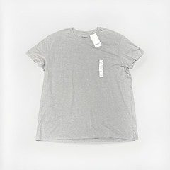 Goodfellow Men’s Short Sleeve Textured Standard Fit T-Shirt – Size XL – Gray