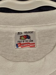 Vtg 90s Fruit of the Loom 50 Years Of Perfection T Shirt XL Single Stitch USA