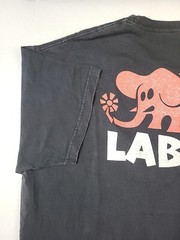 Vintage Black Label Skateboards Mullet Logo T-Shirt, Size (XL), 23×31″, Black