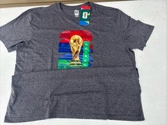 FIFA Official Licensed World Cup T Shirt Short Sleeve New with Tag Dark Gray L
