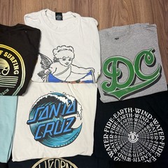 Lot of 15 Surf Skate Streetwear T Shirt Vans Fox Quiksilver RVCA May5-2
