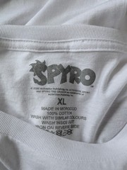 Spyro The Dragon Classic T-Shirt White XL Official