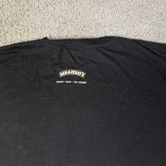Ben & Jerry’s Shirt Mens XL Black Peace Sign Hand Graphic Crew Neck Cotton