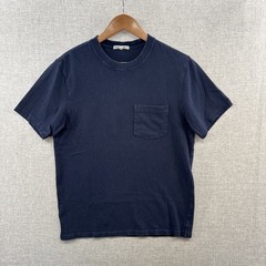 Alex Mill T Shirt Mens Small Blue Navy Pocket Short Sleeve Minimalist Adult