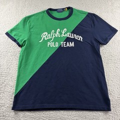 Polo Ralph Lauren Polo Team Color Block T-Shirt Chain Stitch Y2K Preppy Large