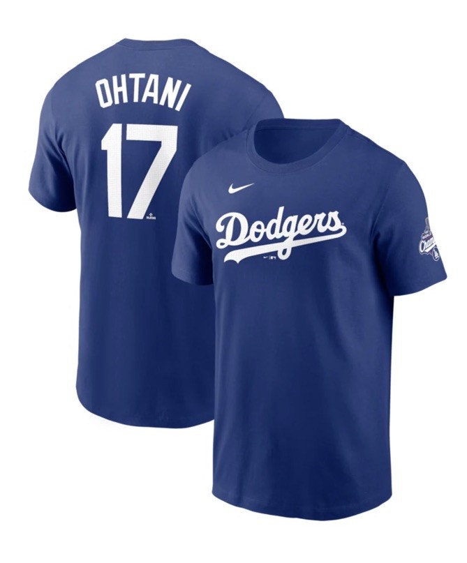 Nike Ohtani Dodgers 2025 World Series Champions Name Number T-Shirt 3XL NWT