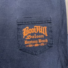 Vintage 1997 Boot Hill Saloon Biker Biketoberfest Cut Off Muscle Shirt Large