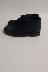 Kids Crew Cuts Blue Suede Ankle Boots K12