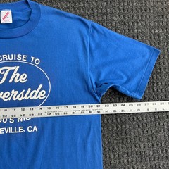 Vintage The Riverside Knights T Shirt Single Stitch Roseville Ca 50’s Night Cars