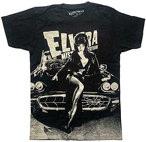 Elvira Macabre Mobile Men’s T-Shirt Oversize Print Tee