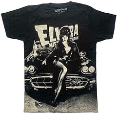 Elvira Macabre Mobile Men’s T-Shirt Oversize Print Tee