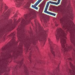 2010s Nike Athletic Department T Shirt Mens XL Red Maroon Bleach Dye ‘72 Classic