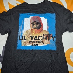 Lil Yachty Live In Concert 2024 T-Shirt NWOT Multi-Size Concrete Boys Hip Hop