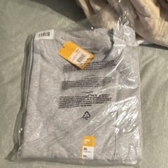 Carhartt Men’s Heavyweight Loose Fit Long Sleeve T-Shirt Gray 3XL Big & Tall