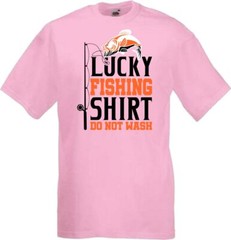 Lucky Fishing Shirt Do Not Wash Humour Novelty T Shirt Various Colours And Sizes