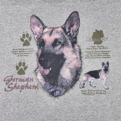 Graphic T-Shirt Bundle Men 3XL German Shepherd Dog Lover Streetwear Big Tall 4pc