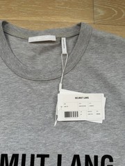 Helmut Lang Short Sleeve T-Shirt Men’s size M Gray MSRP 165 BNWT Medium