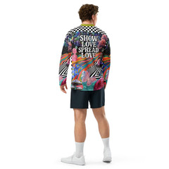 GRiZ Inspired Show Love Spread Love Rave Jersey, Psychedelic Festival Outfit