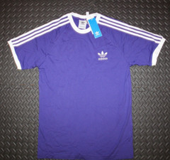 NEW MENS ADIDAS ORIGINALS CALIFORNIA 3 STRIPES TREFOIL SHIRT ~MEDIUM IZ2369 SALE