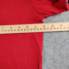 Lucky Brand Mens Red Double Layer Thermal Shirt Live to Ride Iron Cross L