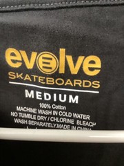 EVOLVE Skateboards Black Medium Cotton T Shirts T 17
