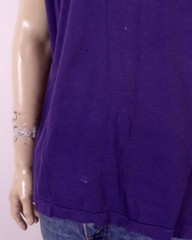vintage 80s single stitch Blue/Purple Pocket T-Shirt soft thin distressed SZ XL
