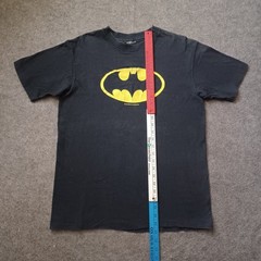 Vtg Batman T Shirt Mens L Black DC Comics Retro Movie Film Tee Single Stitch 80s
