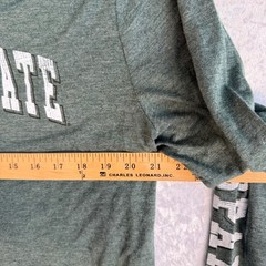 Colosseum Michigan State Spartans Mens Virtual Reality Long Sleeve Tee XL Green