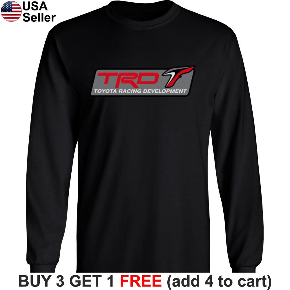 Toyota Racing Development Long Sleeve T-Shirt TRD Logo GR Sport Car Truck BTY10