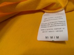 Dickies Men’s Yellow Work T-shirt Size Medium