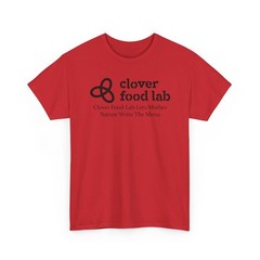 Clover Food Lab T-Shirt – Restaurant Chain Logo Tee – Vegetarian