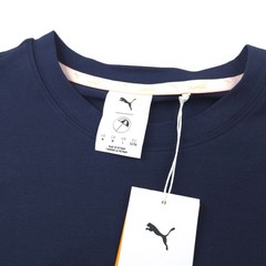 Puma x Arnold Palmer T-Shirt -M- Navy Bay Hill Club Golf Signature Map Stretch