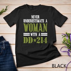 Women With DD-214 Female Veterans Day Gift Shirt T-Shirt Unisex T-shirt