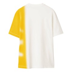 Burberry Ekd Two-Tone Crew Neck Cotton T-Shirt, Size Small