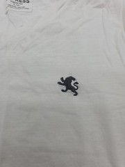 Express T-Shirt Men Large Solid V Neck 100%Cotton. #42919